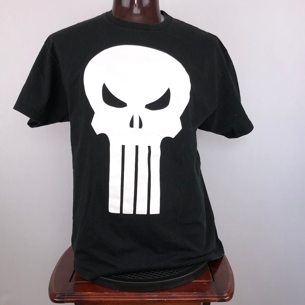 Punisher Skull Mens Graphic T Shirt